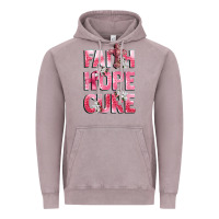 Vintage Zinc faith hope cure breast cancer Vintage Hoodie - CowGirlArtShop