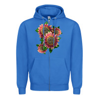 True Royal 4 crimson blaze sunflower Zipper Hoodie - LillyAllenDesigns