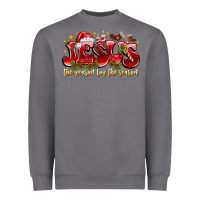 Storm Jesus The Reason For The Season Heavyweight Sweatshirt - CowhideDigitalArt