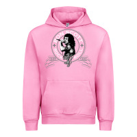 Fuchsia Pink Bon Scott Rock n' Roll Lion Shield Urban Hoodie - trangStudio