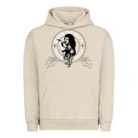 Pigment French Oak Bon Scott Rock n' Roll Lion Shield Urban Hoodie - trangStudio