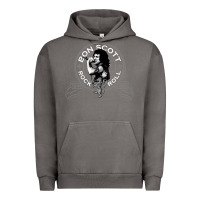 Pigment Tornado Bon Scott Rock n' Roll Lion Shield Urban Hoodie - trangStudio