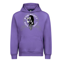 Tulip Bon Scott Rock n' Roll Lion Shield Urban Hoodie - trangStudio