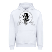 White Bon Scott Rock n' Roll Lion Shield Urban Hoodie - trangStudio