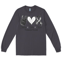 Smoke Peace Love Cure Carcinoid Cancer Long Sleeve Tee - Jasminsmagicworld