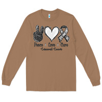 Peace Love Cure Carcinoid Cancer Long Sleeve Tee | Teevron