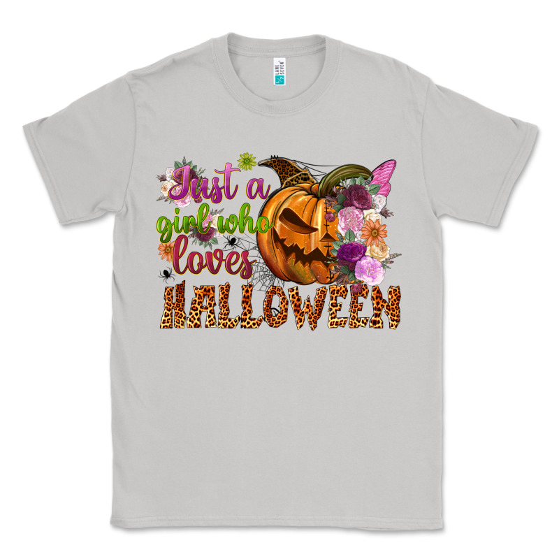 Just A Girl Who Loves Halloween Classic Tee by NancyCooperArtShop | Teevron