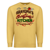 Antique Gold grandma's Christmas kitchen Premium Sweatshirt - BarkalooDesign