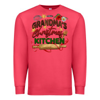 Cardinal grandma's Christmas kitchen Premium Sweatshirt - BarkalooDesign