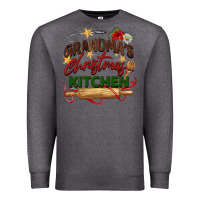Charcoal Heather grandma's Christmas kitchen Premium Sweatshirt - BarkalooDesign