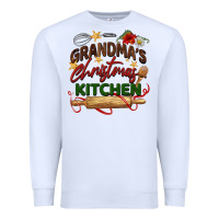White grandma's Christmas kitchen Premium Sweatshirt - BarkalooDesign