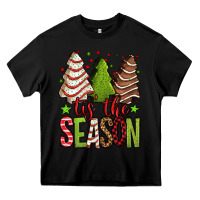 Black tis the season christmas cakes Heavy Core Tee - Jasminsmagicworld