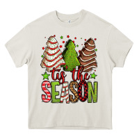 Cream tis the season christmas cakes Heavy Core Tee - Jasminsmagicworld