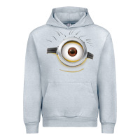 Heather Grey Carl Side Smile Urban Hoodie - trangStudio