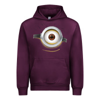 Mauve Wine Carl Side Smile Urban Hoodie - trangStudio