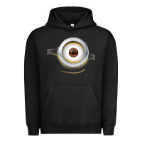 Pigment Black Carl Side Smile Urban Hoodie - trangStudio