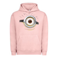 Pigment Salmon Carl Side Smile Urban Hoodie - trangStudio