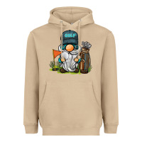 Mushroom golf gnome Heavyweight Hoodie - BarkalooDesign