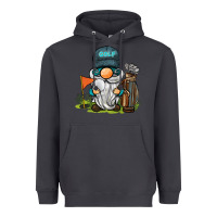 Smoke golf gnome Heavyweight Hoodie - BarkalooDesign