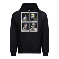 Black Ninja Artists Leonardo Donatello Raphael Michelangelo Parody Renaissan Urban Hoodie - trangStudio