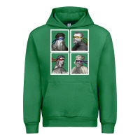 Emerald Ninja Artists Leonardo Donatello Raphael Michelangelo Parody Renaissan Urban Hoodie - trangStudio