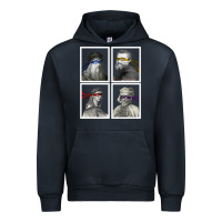 Ninja Artists Leonardo Donatello Raphael Michelangelo Parody Renaissan Urban Hoodie | Teevron