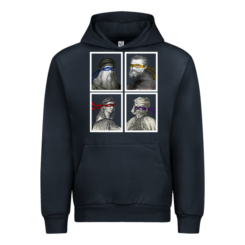Ninja Artists Leonardo Donatello Raphael Michelangelo Parody Renaissan Urban Hoodie by trangStudio | Teevron