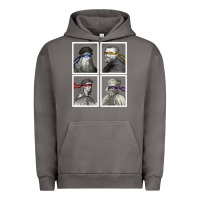 Pigment Tornado Ninja Artists Leonardo Donatello Raphael Michelangelo Parody Renaissan Urban Hoodie - trangStudio