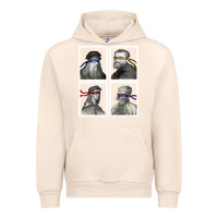 Sandshell Ninja Artists Leonardo Donatello Raphael Michelangelo Parody Renaissan Urban Hoodie - trangStudio