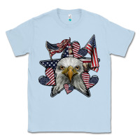 Dusty Blue eagle star png Classic Tee - SublimationCraftShop
