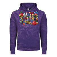 Cloud Purple autism teacher Vintage Hoodie - CowGirlArtShop
