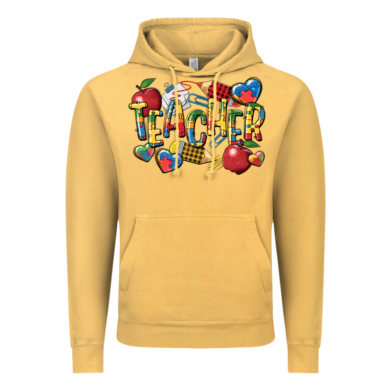 Autism Teacher Vintage Hoodie by CowGirlArtShop | Teevron