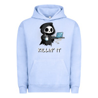 Pigment Grape Ice killin' it shirt funny grim reaper halloween sarcasm Urban Hoodie - trangStudio