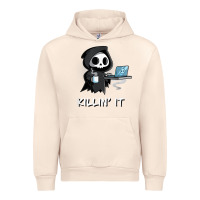 Sandshell killin' it shirt funny grim reaper halloween sarcasm Urban Hoodie - trangStudio