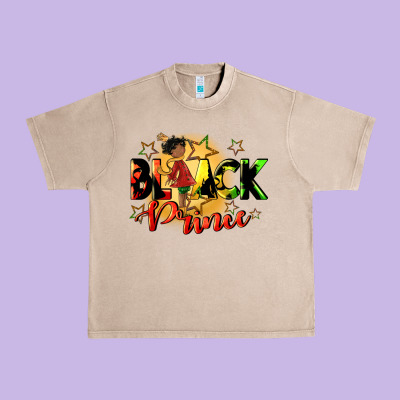 Black Prince Urban Heavy Tee Designed By Cowgirlartshop