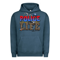 Pigment Midnight Navy police life Urban Hoodie - AdoDesignShop
