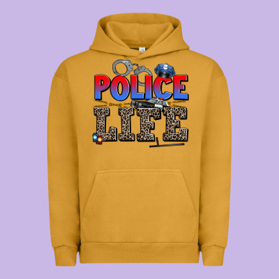 Police Life Urban Hoodie Designed By Adodesignshop