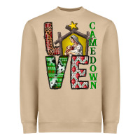 Mushroom Love Come Down Heavyweight Sweatshirt - CowhideDigitalArt