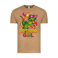 Vintage Camel 2rd birthday girl t rex pink Vintage Tee - CowGirlArtShop