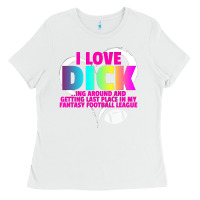 White Fantasy Football Loser Trophy Punishment for Last Place Ladies Tee - trangStudio