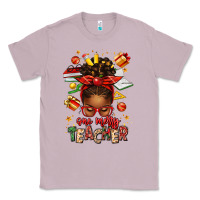 Lilac one merry teacher afro messy bun Classic Tee - texasbilliewilder