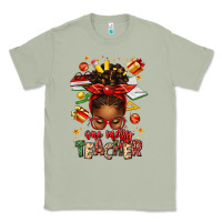 Matcha one merry teacher afro messy bun Classic Tee - texasbilliewilder