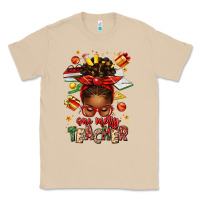 Mushroom one merry teacher afro messy bun Classic Tee - texasbilliewilder