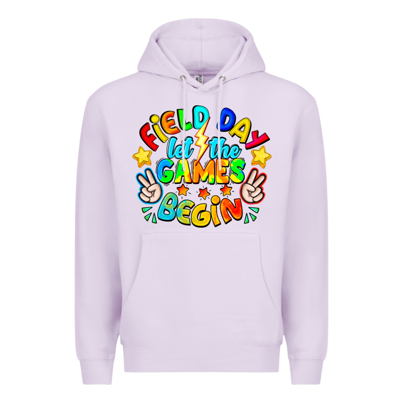 Field Day Let The Games Begin Premium Hoodie by CowhideDigitalArt | Teevron