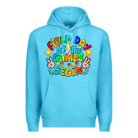 Ocean Blue Field Day Let The Games Begin Premium Hoodie - CowhideDigitalArt