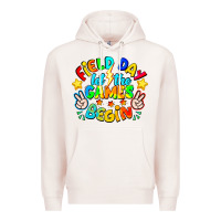 Pale Pink Field Day Let The Games Begin Premium Hoodie - CowhideDigitalArt