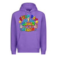 Purple Field Day Let The Games Begin Premium Hoodie - CowhideDigitalArt
