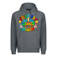 Rock Field Day Let The Games Begin Premium Hoodie - CowhideDigitalArt
