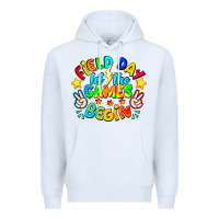 White Field Day Let The Games Begin Premium Hoodie - CowhideDigitalArt