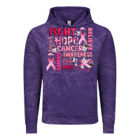 Cloud Purple cancer awareness fight believe hope survive Vintage Hoodie - CowGirlArtShop